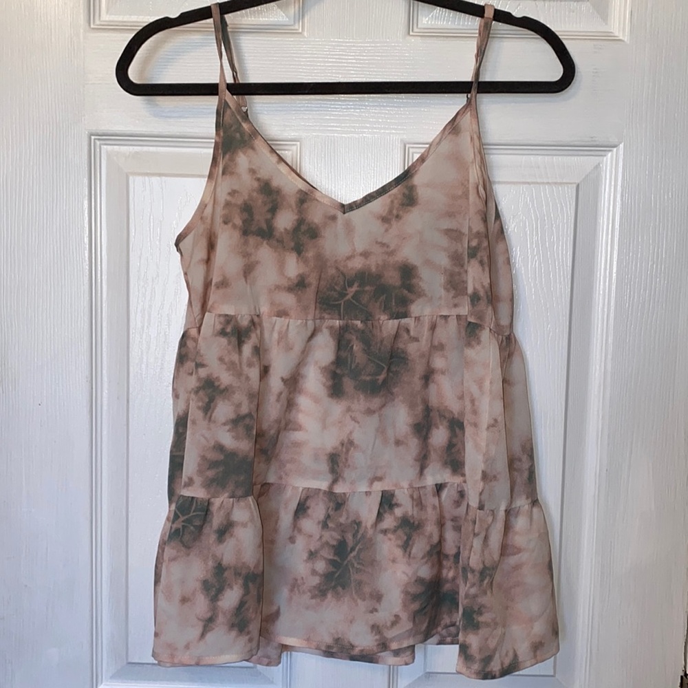 Flowy tie-dye tank